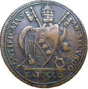 1 Baiocco - Pius VII Without mintmark obverse image