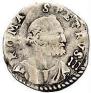 ½ Grosso - Clement VIII St. Peter, Vatican City, 1592-1605 reverse image