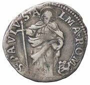 ½ Grosso - Paul V, Vatican City, 1616-1618 reverse image