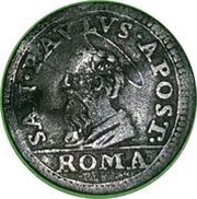 ½ Grosso - Innocent XI, Vatican City, 1676-1689 reverse image