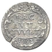 ½ Grosso - Innocent XII FAC VT IVVET, Vatican City, 1692 reverse image