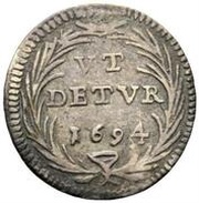 ½ Grosso - Innocent XII VT DETVR, Vatican City, 1694 reverse image