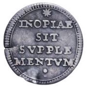 ½ Grosso - Clement XI INOPIAE SIT SVPPLEMENTVM, Vatican City, 1705 reverse image