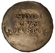 ½ Grosso - Clement XI MODICVM IVSTO, Vatican City, 1712-1714 reverse image