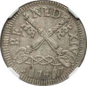 Muraiola of 4 Baiocchi - Benedict XIV obverse image