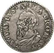 1 Grosso - Paul III S. Paul bust, Vatican City, 1540-1549 reverse image