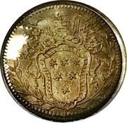 1 Grosso - Clement X Papal arms, Vatican City, 1670-1676 reverse image