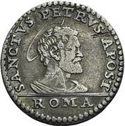1 Grosso - Innocent XI St. Peter, Vatican City, 1676-1689 reverse image