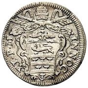 1 Grosso - Innocent XI NOCET MINVS - Polygonal cartouche obverse image