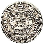 1 Grosso - Innocent XI NOCET MINVS - cartouche obverse image