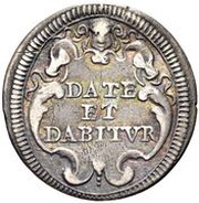 1 Grosso - Clement XI DATE ET DABITVR, Vatican City, 1709 reverse image