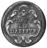 1 Grosso - Clement XI DATE ET DABITVR, Vatican City, 1709 reverse image