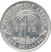 1 Shilling - George VI Pattern reverse image
