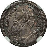1 Grosso - Clement XI St. Paul, Vatican City, 1715-1716 reverse image