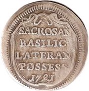 1 Grosso - Innocent XIII POSSESS, Vatican City, 1721 reverse image