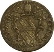 1 Grosso - Clement XII IN CIBOS PAVPERVM - Cartouche obverse image
