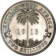 2 Shillings - George V reverse image
