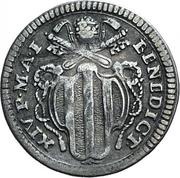 1 Grosso - Benedict XIV St. Peter - facing right obverse image