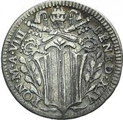 1 Grosso - Benedict XIV MACVLA NON EST IN TE obverse image
