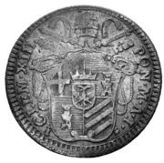 1 Grosso - Clement XIII Lateran Possess obverse image