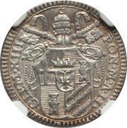 1 Grosso - Clement XIII MISERICORS ET IVSTVS obverse image