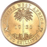 2 Shillings - George V reverse image
