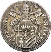 1 Grosso - Clement XIII VTERE QVASI HOMO FRVGI obverse image