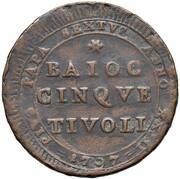 5 Baiocchi - Pius VI obverse image