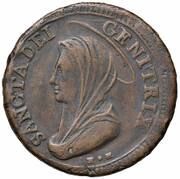 5 Baiocchi - Pius VI, Vatican City, 1797 reverse image
