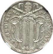 1 Carlino Romano - Benedict XIV obverse image