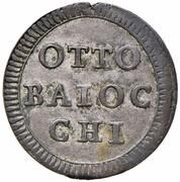 Muraiola of 8 Baiocchi - Pius VI, Vatican City, 1793 reverse image