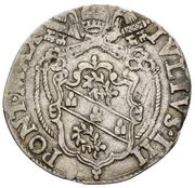 1 Giulio - Julius III S. Peter Reading obverse image