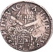 1 Giulio - Guido Ascanio Sforza Sede Vacante; St. Peter obverse image