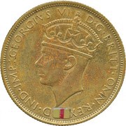 2 Shillings - George VI Trial Strike obverse image
