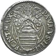 1 Giulio - Paul IV St. Paul; closed book obverse image