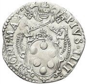1 Giulio - Pius IV St. Peter obverse image
