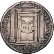 1 Giulio - Clement X Jubilee, Vatican City, 1675 reverse image