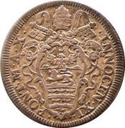 1 Giulio - Innocent XI QVI DAT PAVPERI NON INDIGEBIT obverse image