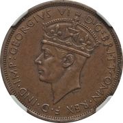 2 Shillings - George VI Trial Strike obverse image