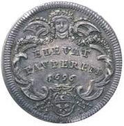 1 Giulio - Innocent XII, Vatican City, 1696-1697 reverse image