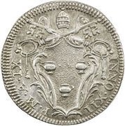 1 Giulio - Innocent XII PECCATA ELEEMOSYNIS REDIME obverse image