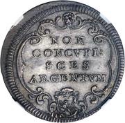 1 Giulio - Clement XI NON CONCVPISCES ARGENTVM, Vatican City, 1704-1709 reverse image