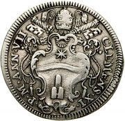 1 Giulio - Clement XI Holy Mother Church obverse image