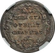 1 Giulio - Clement XI DELICTA OPERIT CHARITAS, Vatican City, 1710 reverse image