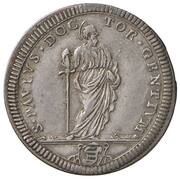 1 Giulio - Clement XI St. Paul, Vatican City, 1714-1715 reverse image