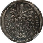 1 Giulio - Innocent XIII BEATVS QVI INTELLEGIT SVPER EGENVM obverse image