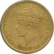 2 Shillings - George VI Trial Strike obverse image