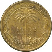 2 Shillings - George VI Trial Strike reverse image