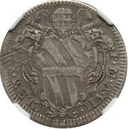 1 Giulio - Clement XII RESTITVTVM COMMERC - Cartouche obverse image