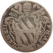 1 Giulio - Clement XII RESTITVTVM COMMERC - Palm wreath obverse image